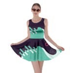 Colorful Background, Material Design, Geometric Shapes Skater Dress