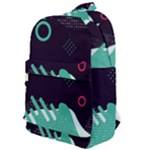 Colorful Background, Material Design, Geometric Shapes Classic Backpack