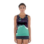 Colorful Background, Material Design, Geometric Shapes Sport Tank Top 