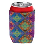 Colorful Floral Ornament, Floral Patterns Can Holder