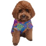 Colorful Floral Ornament, Floral Patterns Dog T-Shirt