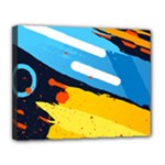 Colorful Paint Strokes Canvas 14  x 11  (Stretched)