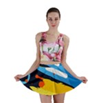 Colorful Paint Strokes Mini Skirt