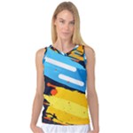 Colorful Paint Strokes Women s Basketball Tank Top