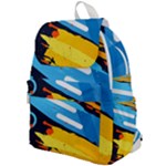 Colorful Paint Strokes Top Flap Backpack