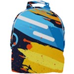 Colorful Paint Strokes Mini Full Print Backpack