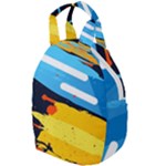 Colorful Paint Strokes Travel Backpack