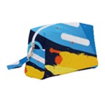 Colorful Paint Strokes Wristlet Pouch Bag (Medium)