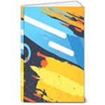 Colorful Paint Strokes 8  x 10  Softcover Notebook