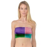 Colorful Squares, Abstract, Art, Background Bandeau Top
