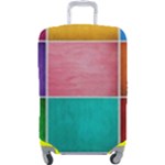 Colorful Squares, Abstract, Art, Background Luggage Cover (Large)