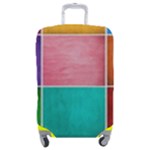 Colorful Squares, Abstract, Art, Background Luggage Cover (Medium)