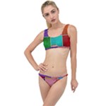 Colorful Squares, Abstract, Art, Background The Little Details Bikini Set