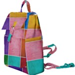 Colorful Squares, Abstract, Art, Background Buckle Everyday Backpack