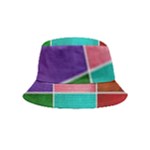 Colorful Squares, Abstract, Art, Background Bucket Hat (Kids)