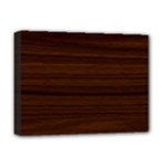 Dark Brown Wood Texture, Cherry Wood Texture, Wooden Deluxe Canvas 16  x 12  (Stretched) 