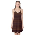 Dark Brown Wood Texture, Cherry Wood Texture, Wooden Camis Nightgown 
