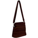 Dark Brown Wood Texture, Cherry Wood Texture, Wooden Zipper Messenger Bag