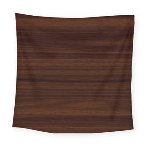 Dark Brown Wood Texture, Cherry Wood Texture, Wooden Square Tapestry (Large) from UrbanLoad.com