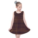 Dark Brown Wood Texture, Cherry Wood Texture, Wooden Kids  Summer Dress