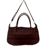 Dark Brown Wood Texture, Cherry Wood Texture, Wooden Removable Strap Handbag