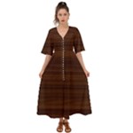 Dark Brown Wood Texture, Cherry Wood Texture, Wooden Kimono Sleeve Boho Dress