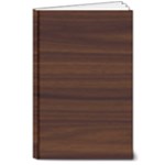 Dark Brown Wood Texture, Cherry Wood Texture, Wooden 8  x 10  Hardcover Notebook