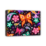 Floral Butterflies Mini Canvas 7  x 5  (Stretched)