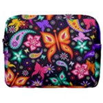 Floral Butterflies Make Up Pouch (Large)