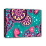 Floral Pattern, Abstract, Colorful, Flow Deluxe Canvas 16  x 12  (Stretched) 