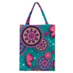 Floral Pattern, Abstract, Colorful, Flow Classic Tote Bag