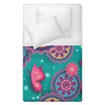 Floral Pattern, Abstract, Colorful, Flow Duvet Cover (Single Size)