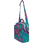 Floral Pattern, Abstract, Colorful, Flow Crossbody Day Bag