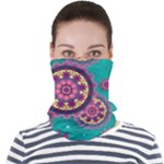 Floral Pattern, Abstract, Colorful, Flow Face Seamless Bandana (Adult)