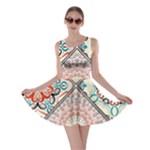 Flowers Pattern, Abstract, Art, Colorful Skater Dress