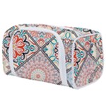 Flowers Pattern, Abstract, Art, Colorful Toiletries Pouch