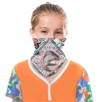 Flowers Pattern, Abstract, Art, Colorful Face Covering Bandana (Kids)