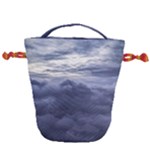 Majestic Clouds Landscape Drawstring Bucket Bag