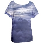 Majestic Clouds Landscape Women s Oversized T-Shirt