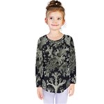 Weave Haeckel Lichenes Photobionten Kids  Long Sleeve T-Shirt