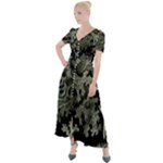 Weave Haeckel Lichenes Photobionten Button Up Short Sleeve Maxi Dress