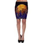 Skyline Frankfurt Abstract Moon Bodycon Skirt