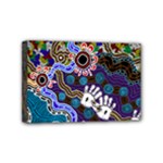 Authentic Aboriginal Art - Discovering Your Dreams Mini Canvas 6  x 4  (Stretched)