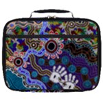 Authentic Aboriginal Art - Discovering Your Dreams Full Print Lunch Bag