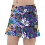 Authentic Aboriginal Art - Discovering Your Dreams Classic Tennis Skirt