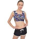 Authentic Aboriginal Art - Discovering Your Dreams V-Back Sports Bra