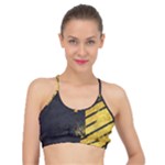 Grunge Lines Stone Textures, Background With Lines Basic Training Sports Bra