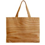 Light Wooden Texture, Wooden Light Brown Background Zipper Mini Tote Bag