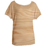 Light Wooden Texture, Wooden Light Brown Background Women s Oversized T-Shirt