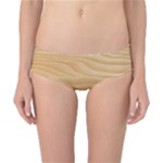 Light Wooden Texture, Wooden Light Brown Background Classic Bikini Bottoms